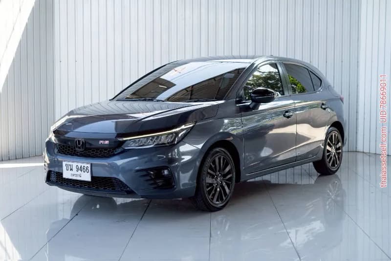 HONDA CITY 1.0 RS ปี 2021 สีเทาโฉม ปี 19-ปัจจุบัน 5D VATไมล์แท้ 51,xxx KM - รูปภาพ 1