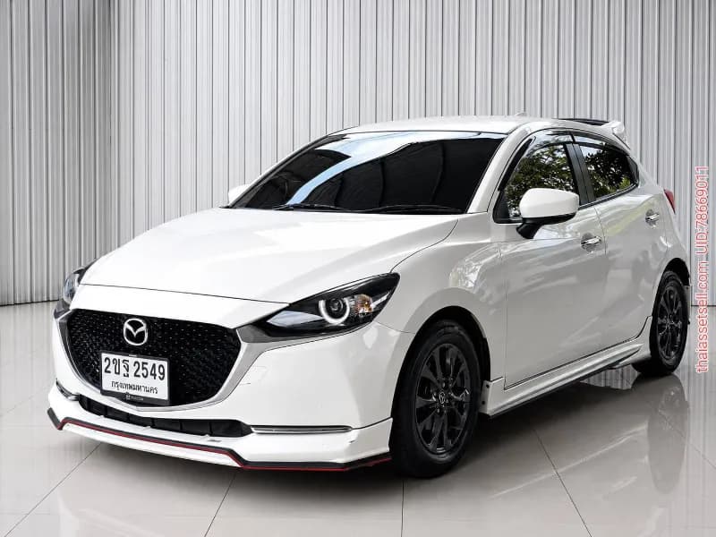 MAZDA MAZDA2 1.3 Sport S Leather ปี 2022 สีขาว โฉม ปี 2014-ปัจจุบัน 5Drไมล์ 20,000 KM - รูปภาพ 1