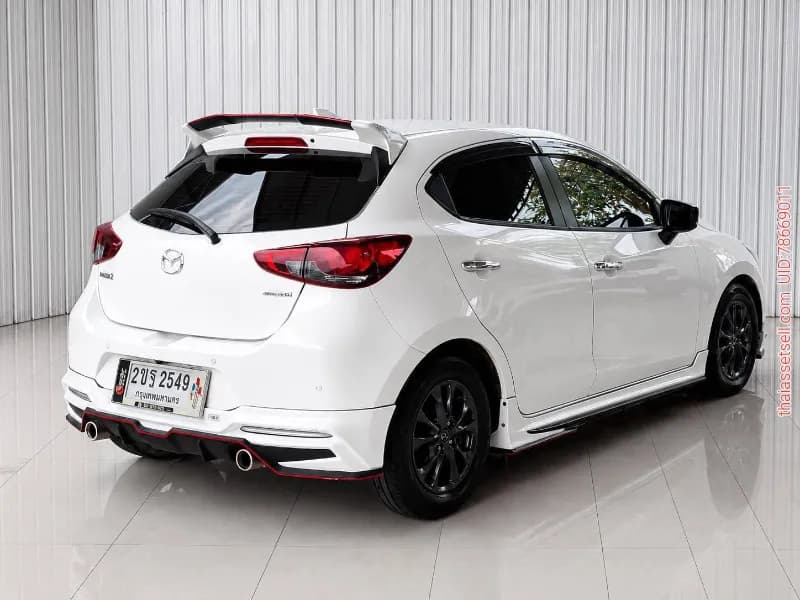 MAZDA MAZDA2 1.3 Sport S Leather ปี 2022 สีขาว โฉม ปี 2014-ปัจจุบัน 5Drไมล์ 20,000 KM - รูปภาพ 8