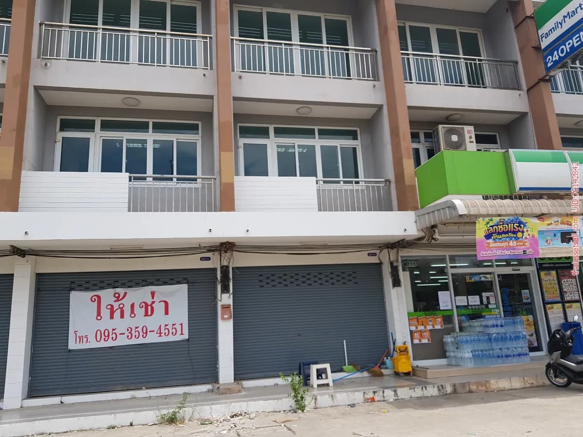 ให้เช่าตึกแถวสินสาคร ติด family mart หน้าหมู่บ้านซื่อตรงสารินและนิคมอุตสาหกรรมสินสาคร เหมาะแก่การทำธุระกิจ แหล่งชุมชน ทำเลดี เมืองสมุทรสาคร สมุทรสาคร - รูปภาพที่ 2