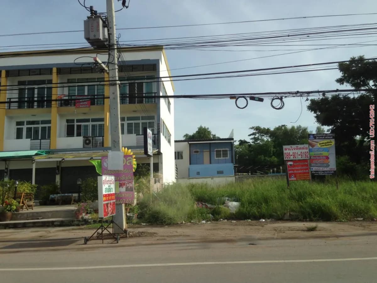 ให้เช่าที่ดินสินสาครอยู่ปากทางเข้าหมู่บ้านสินสาคร ทำเลดีมาก -เนื้อที่ 120 ต.ร.ว เมืองสมุทรสาคร สมุทรสาคร