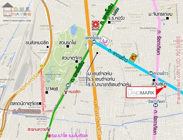 ให้เช่า ทาวน์โฮม โครงการ เดอะ แลนด์มาร์ค เรสซิเดนท์ The Landmark Residence ตกแต่งสวยพร้อมเข้าอยู่ จตุจักร กรุงเทพมหานคร - รูปภาพที่ 10