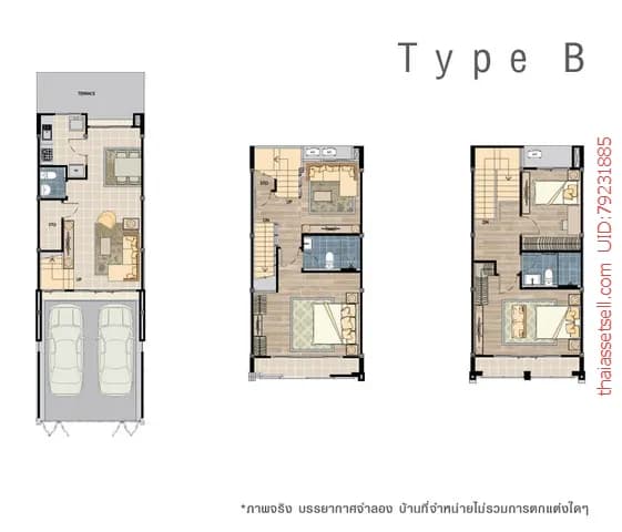 P831 ให้เช่าทาวน์โฮม 3 ชั้น โครงการ บ้านกลางเมือง เอสเซ้นส์ พระราม 9-ลาดพร้าว Baan Klang Muang S-Sense Rama 9-Ladprao ซอยประดิษฐ์มนูธรรม 3 ซอยลาดพร้าว วังทองหลาง กรุงเทพมหานคร