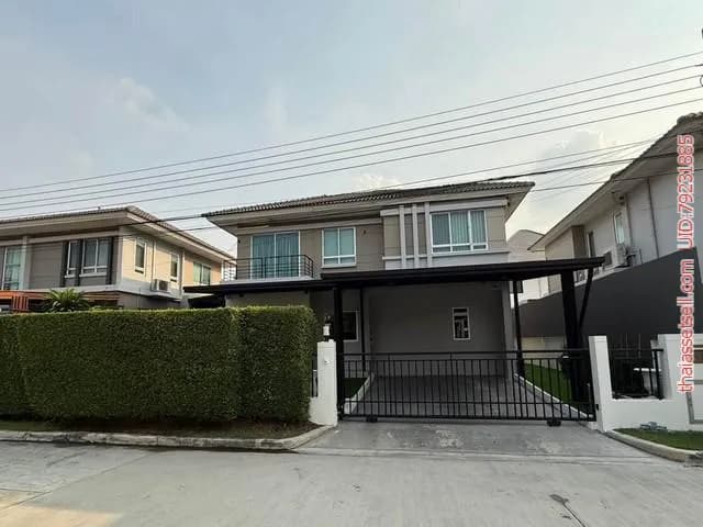 ให้เช่าบ้านเดี่ยว 2 ชั้น โครงการ ไลฟ์ บางกอก บูเลอวาร์ด วงแหวน อ่อนนุช 2 Life Bangkok Boulevard Wongwaen-Onnut 2 ใกล้สนามบินสุวรรณภูมิ ประเวศ กรุงเทพมหานคร