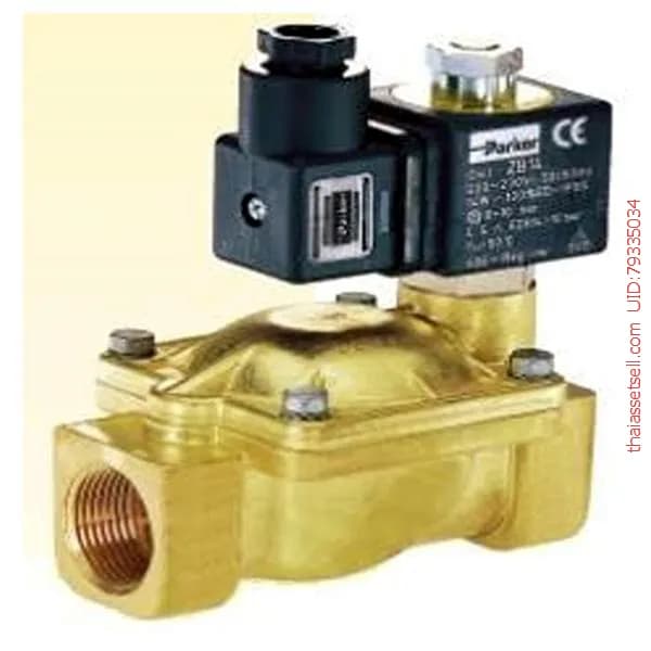 P-VE7322BIN00-24DC Parker Solenoid valve 2/2 NO size 3/8" ไฟ 24DC pressure 0.1-20bar(kg/cm2) 300psi เมืองระยอง ระยอง - รูปภาพที่ 1