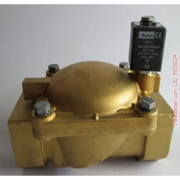 P-VE7322BGN00-24DC Parker Solenoid valve 2/2 NO size 2" ไฟ 24DC pressure 0.1-10bar(kg/cm2) 150psi เมืองปทุมธานี ปทุมธานี